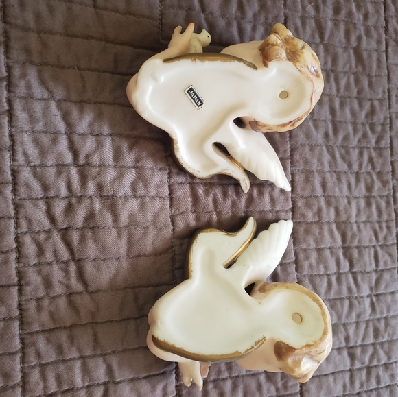 Vintage Mid Century Made In Japan Cherub Wall Hangings-PM1 - Picture 3 of 3